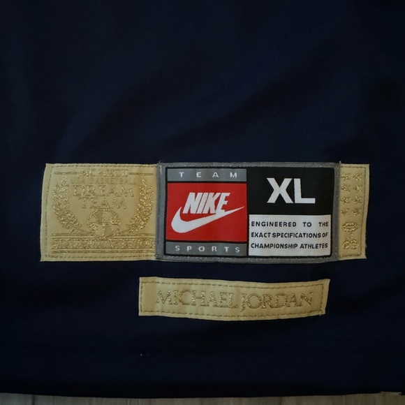 NBA JERSEY TEAM USA MICHAEL JORDAN NIKE AUTHENTIC SZ XL DREAM TEAM OLYMPICS - Picture 3 of 5